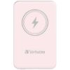 Obrázek VERBATIM Powerbanka Charge 'n' Go, Magnetická, 5000 mAh, USB- C, Růžová