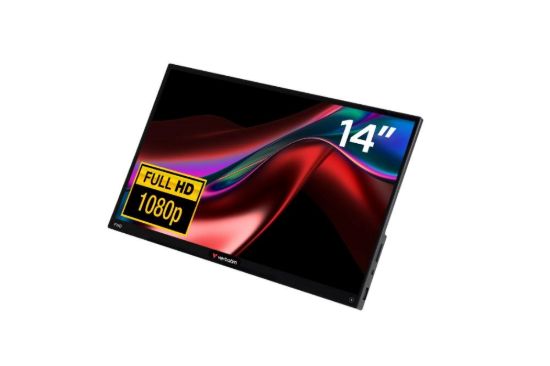 Obrázek Verbatim Přenosný dotykový monitor 14" FHD LIGHT s powerbankou 5000mAh