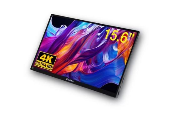 Obrázek BAZAR Verbatim PM-15-4K Přenosný dotykový monitor 15,6", 4K Ultra HD, Metal Housing Rozbaleno