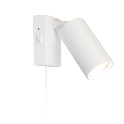 Obrázek Solight nástěnná lampička CELE, 1x GU10, bílá