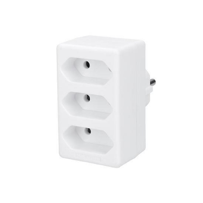 Obrázek Solight rozbočka, 3x 2,5A, bílá