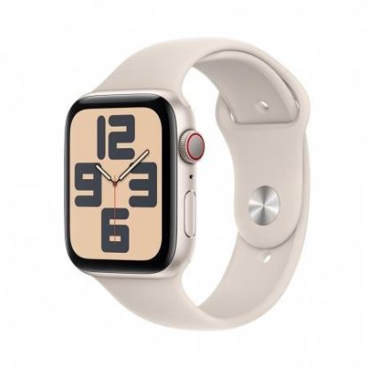 Obrázek APPLE Watch SE GPS + Cellular 44mm Starlight Aluminium Case with Starlight Sport Band - S/M