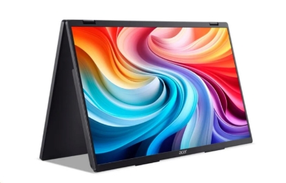 Obrázek ACER LCD Foldable Dual screen Monitor (PD193QEbmiuux),18.5",IPS LED,FHD,250nits,60Hz,Repro,Vesa,Audio,USB-C,Black
