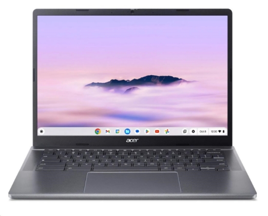 Obrázek ACER NTB Chromebook Plus 514, iCore 3 100U, 14" 1920x1200, 8GB, 256GB SSD, Intel, Chrome OS, Steel Gray