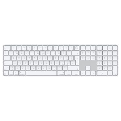 Obrázek Apple Magic Keyboard (2024) w Touch ID and Numeric Keypad - Czech - White Keys
