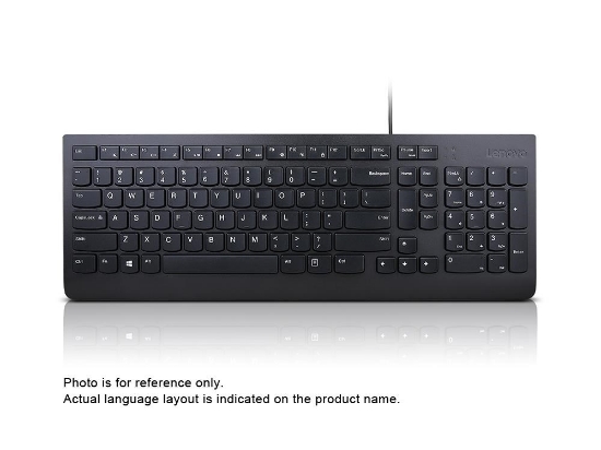Obrázek LENOVO klávesnice drátová Essential Wired Keyboard - CZ