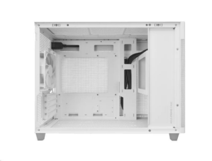 Obrázek BAZAR - ASUS case AP201 PRIME CASE TG WHITE, Mini Tower, bílá - Rozbaleno (Komplet)