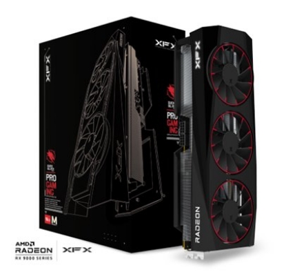 Obrázek XFX Quicksilver AMD Radeon RX 9070 XT 16GB GDDR6, Magnetic Air Edition