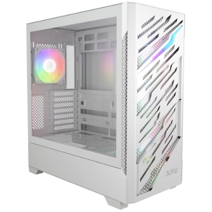 Obrázek ADATA XPG case STARKER AIR BTF Mid-Tower, bez zdroje, 4x 120mm ARGB, Bílá