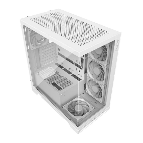 Obrázek BAZAR - ADATA XPG case INVADER X Mid-Tower, bez zdroje, 5x 120mm Fan, Bílá, poškozený obal