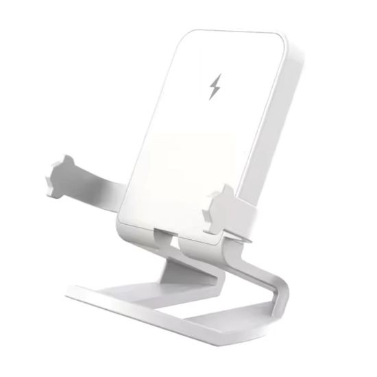 Obrázek 1stCOOL bezdrátová přenosná QI nabíječka 15W, panáček, USB- C, bílá