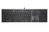 Obrázek A4tech Klávesnice FX50, kancelářská nízkoprofilová klávesnice, CZ, šedá