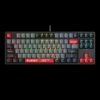Obrázek A4tech Bloody Klávesnice S87, herní klávesnice, mechanická, drátová, Red Switch, CZ/ SK, Černá