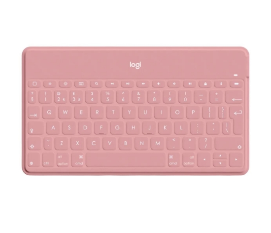 Obrázek Logitech Keyboard Keys-To-Go, US, blush, apple