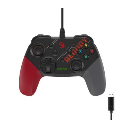 Obrázek A4tech Bloody GP30, gamepad, USB, černo-červený