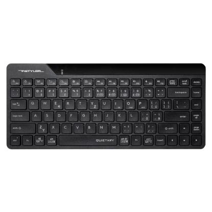 Obrázek A4tech FStyler FBK22 AS, bezdrátová Dual mode Bluetooth+2,4G klávesnice, CZ, černá
