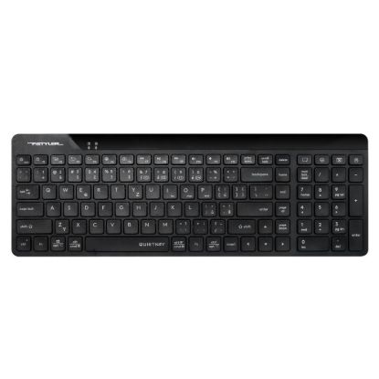Obrázek A4tech FStyler FBK23 AS, bezdrátová Dual mode Bluetooth+2,4G klávesnice, CZ, černá
