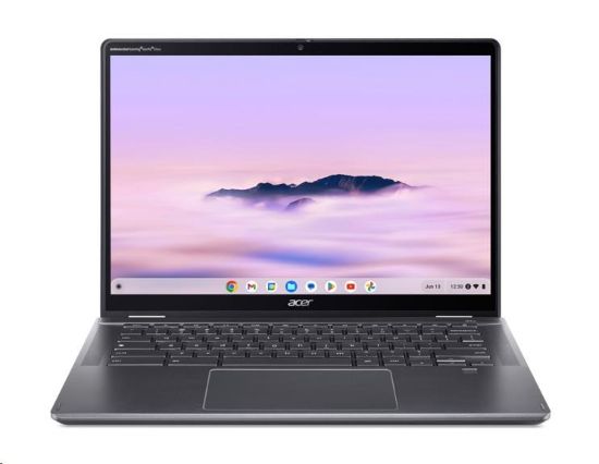 Obrázek ACER NTB Chromebook Plus Spin 514 (CP514-4HN-36VY), ICore 3 100U, 8GB, 256GB PM4 SSD, Intel UHD, Chrome, Grey