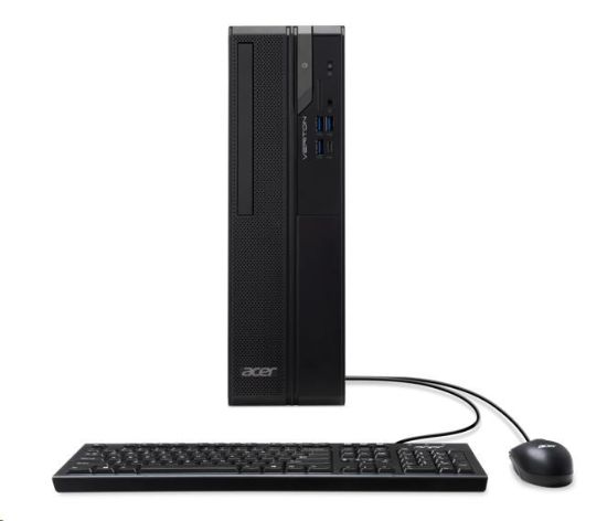 Obrázek ACER PC Veriton VX2720G, i5-14400,8GB DDR5,512GB M.2 SSD,Wifi,DVD±RW,USB KB+mouse,W11P,180W,Black