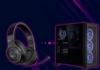 Obrázek LORGAR herní headset Noah 500, BT 5.3, až 58 hodin černý