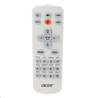 Obrázek ACER Universal Remote Controller J3 25 keys, white, enter, Laser stand-alone package