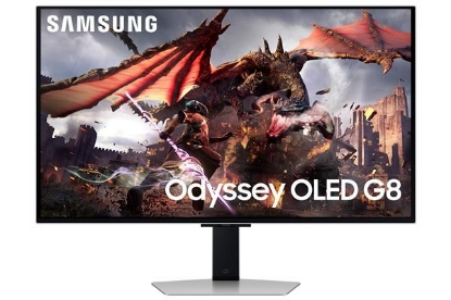 Obrázek BAZAR - SAMSUNG MT LCD 32" Odyssey OLED G8 (G80SD), Smart, QD OLED UHD 4K, Rovný, AI Procesor, 240Hz, 0,03ms - Poškozený