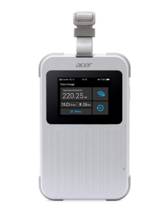 Obrázek ACER Router Connect Enduro M6E,5G,LTE,2.4" touch display,Wifi,NFC,USB-C,2.4GHz,8000mAh,White