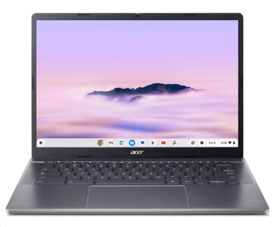 Obrázek ACER NTB Chromebook Plus 514 (CB514-5HT-34JB),iCore 3 100U,14" 1920x1200,16GB,256GB SSD,Intel,Chrome OS,Steel Gray