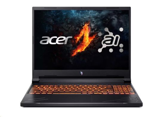Obrázek ACER NTB Nitro V 16 (ANV16-71-52PF),i5-14450HX,16" 1920x1200,16GB,1TB SSD,RTX 4060,Linux,Obsidian Black