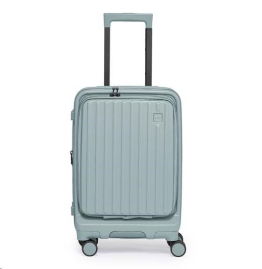 Obrázek Acer Barcelona luggage 20", světle modrý, pevný cestovní kufr, materiál: 100% recyklovaný PET, TSA kombinační zámek, pře