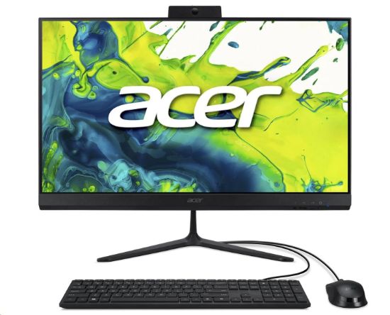 Obrázek ACER PC AiO Aspire C24-2G,iCore 5 120U,23.8" FHD,8GB,512GB SSD,UHD,W11,Black