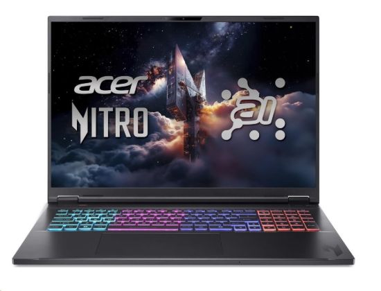 Obrázek ACER NTB Nitro 18 AI (AN18-61-R3KG),AI 9 365,18" 2560x1600,32GB,1TB SSD,RTX 5060,W11 Home,Obsidian Black
