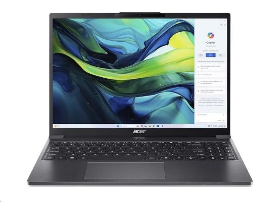 Obrázek ACER NTB Aspire Go 15 (AG15-51P-55ZJ),i5-1334U,15.3" 1920x1200,16GB,512GB SSD,UHD,Linux,Steel Gray