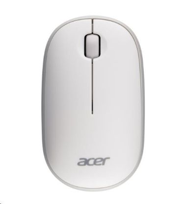 Obrázek ACER Myš Acer Wireless Bubble Mouse White - RF2.4G, 1600 dpi, 102x60x32 mm, 60g bez AA baterie, retail pack