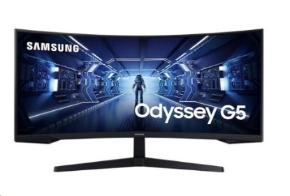 Obrázek SAMSUNG MT LED LCD Gaming Monitor 34" Odyssey G55T -prohnutý,VA ,HDMI ,DisplayPort