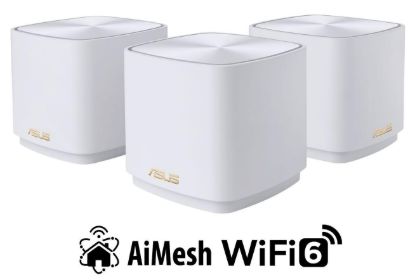 Obrázek ASUS ZenWiFi XD4 Plus 3-pack white Wireless AX1800 Dual-band Mesh WiFi 6 System