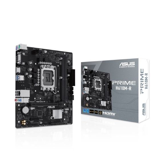 Obrázek BAZAR - ASUS MB Sc LGA1700 PRIME H610M- R SI, Intel H610, 2xDDR5, 1xHDMI, 1xDP, 1xVGA, mATX Bez příslušenství)