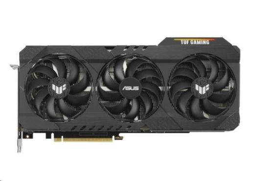 Obrázek BAZAR - ASUS VGA NVIDIA GeForce TUF Gaming RTX 3090 OC Edition, RTX 3090, 24GB GDDR6X, 3xDP, 2xHMDI (Bez příslušenství)