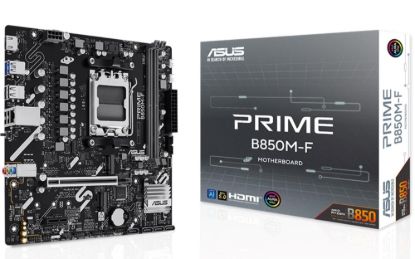 Obrázek ASUS MB Sc AM5 PRIME B850M- F, AMD B850, 2x DDR5, 1x HDMI, mATX