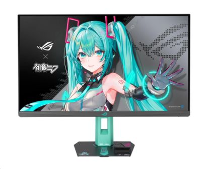 Obrázek ASUS LCD ROG Strix XG27ACMEG- G Hatsune Miku Edition, 27, 260Hz, USB, DP, HDMI, Audio, Vesa