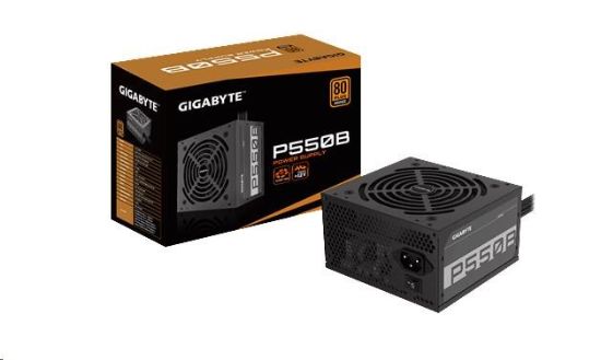 Obrázek BAZAR - GIGABYTE zdroj P550B, 550W, 80plus bronze, 12 cm fan - Po opravě (Komplet)