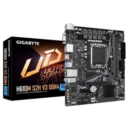 Obrázek BAZAR - GIGABYTE MB Sc LGA1700 H610M S2H V3 DDR4, Intel H610, 2xDDR4, 2xDP, 1xHDMI, - po opravě