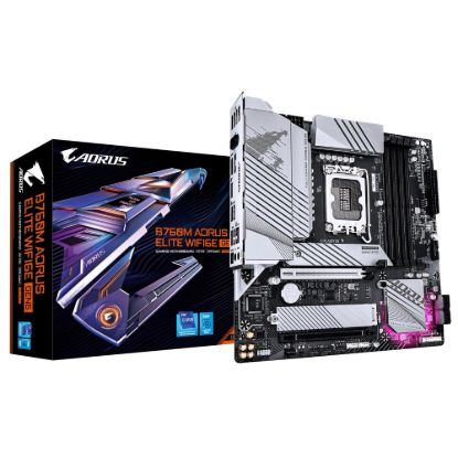 Obrázek GIGABYTE MB Sc LGA1700 B760M AORUS ELITE WIFI6E GEN5, Intel B760, 4xDDR5, 1xDP, 1xHDMI, mATX
