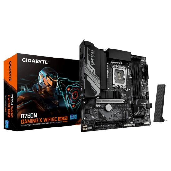 Obrázek GIGABYTE MB Sc LGA1700 B760M GAMING X WIFI6E GEN5, Intel B760, 4xDDR5, 1xDP, 1xHDMI, WiFi, mATX