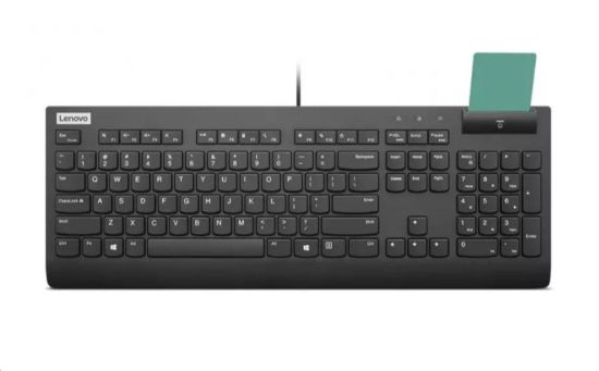 Obrázek LENOVO klávesnice drátová Smartcard Keyboard II CZ/ SK - USB, černá