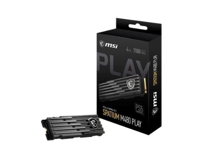 Obrázek MSI SSD SPATIUM M480 PRO, 4TB, M.2 2280, PCIe Gen4x4 NVMe 1.4, R:7000/W:6800MB/s
