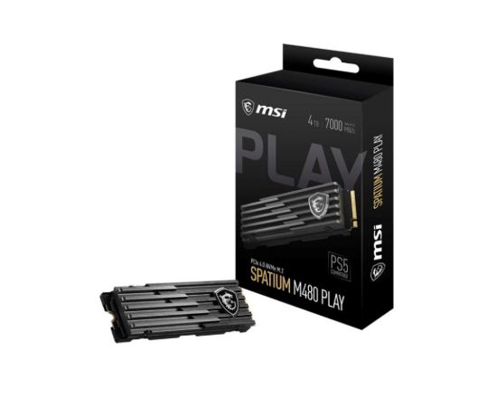 Obrázek MSI SSD SPATIUM M480 PRO, 4TB, M.2 2280, PCIe Gen4x4 NVMe 1.4, R:7000/W:6800MB/s