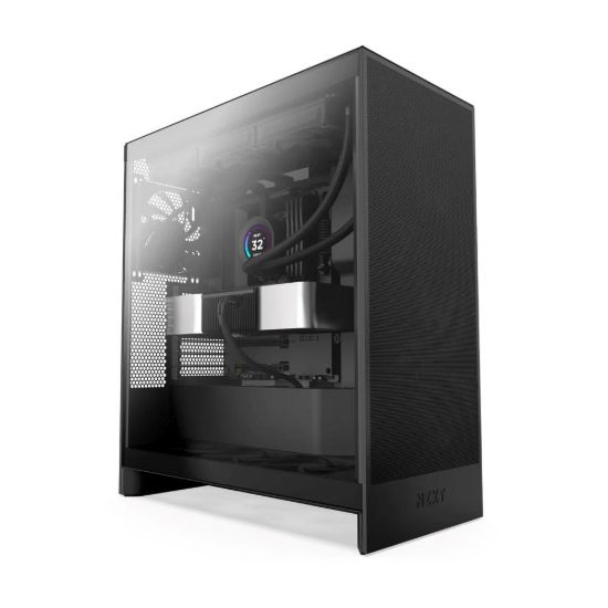 Obrázek BAZAR - NZXT skříň H7 Flow edition / ATX / 3x 120 mm fan / USB-C / 2x USB / prosklená bočnice / mesh panel / černá, pošk