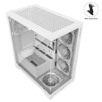 Obrázek ADATA XPG case INVADER X Mid-Tower, bez zdroje, 5x 120mm Fan, Bílá