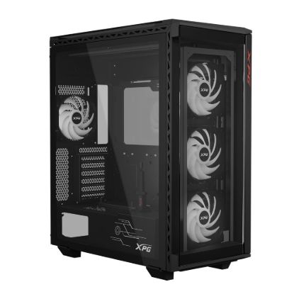 Obrázek ADATA XPG case BATTLECRUISER II Mid-Tower, bez zdroje, 4x 120mm ARGB Fan, Černá